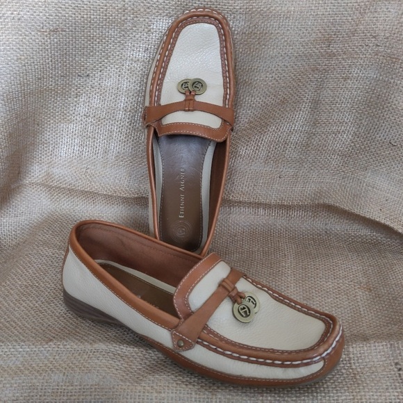 Etienne Aigner Leather Driving Loafer Sz7.5 - Picture 2 of 5